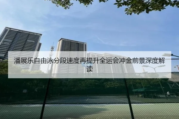 潘展乐自由泳分段速度再提升全运会冲金前景深度解读